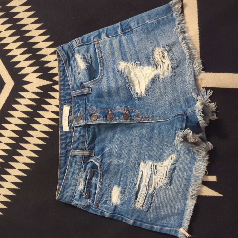 Hidden Denim Shorts